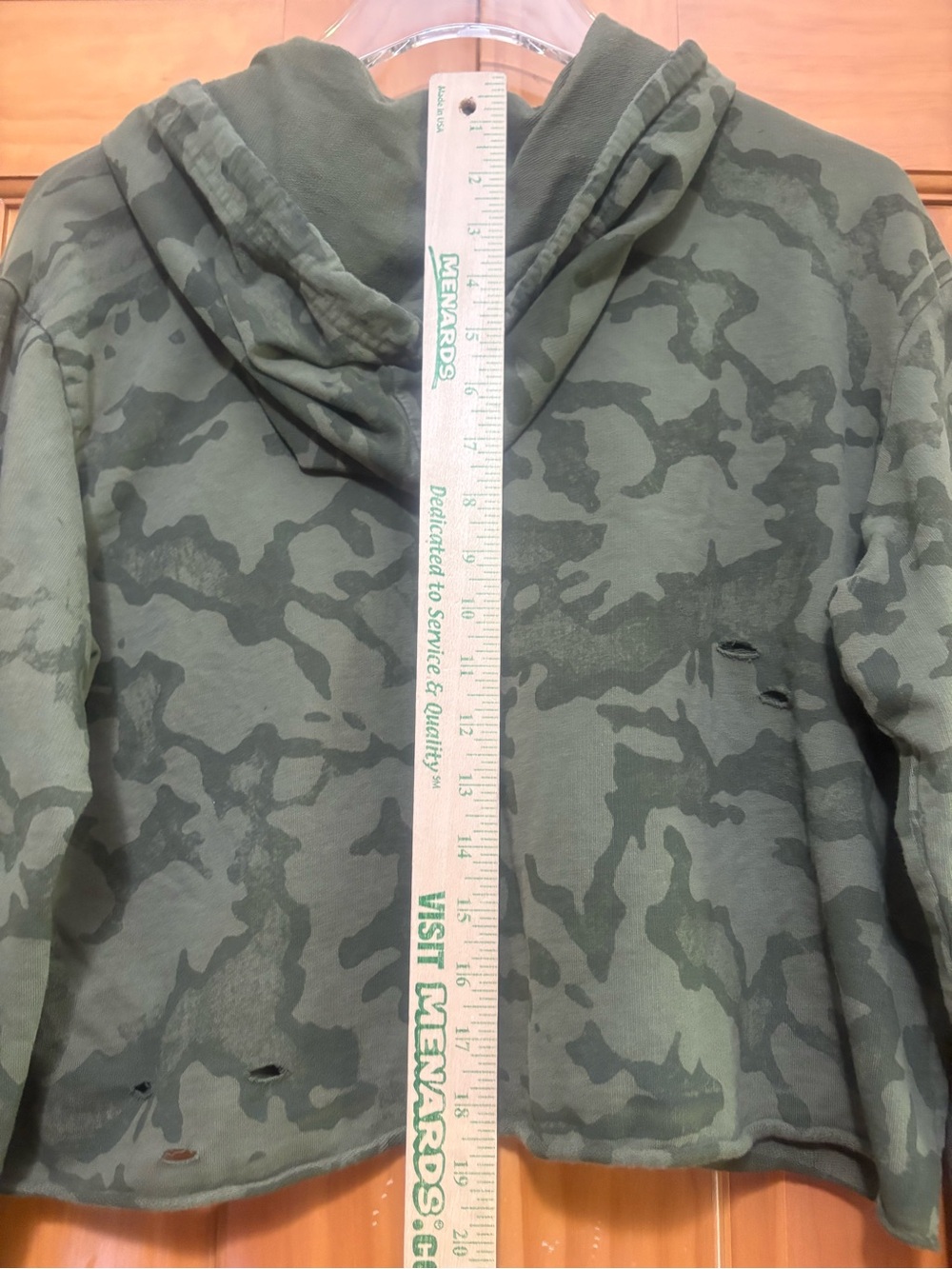 Affliction Olive Green Graphic Hoodie with Skull Emblem Size Small EUC - Picture 9 of 9